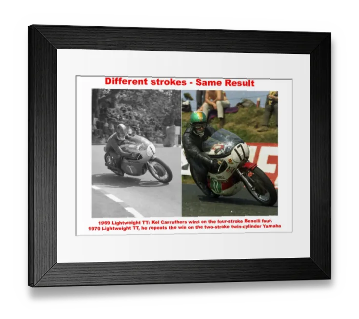 Framed Print : Different strokes - same result