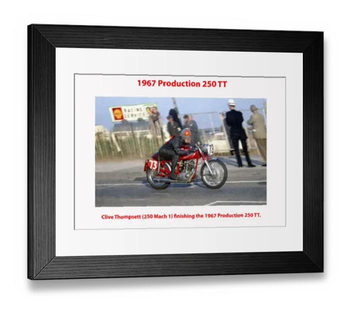 Framed Print : 1967 Production TT Framed Print : 1967 Production TT