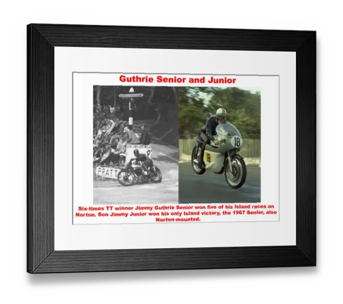 Framed Print : Guthrie Senior and Junior Framed Print : Guthrie Senior and Junior