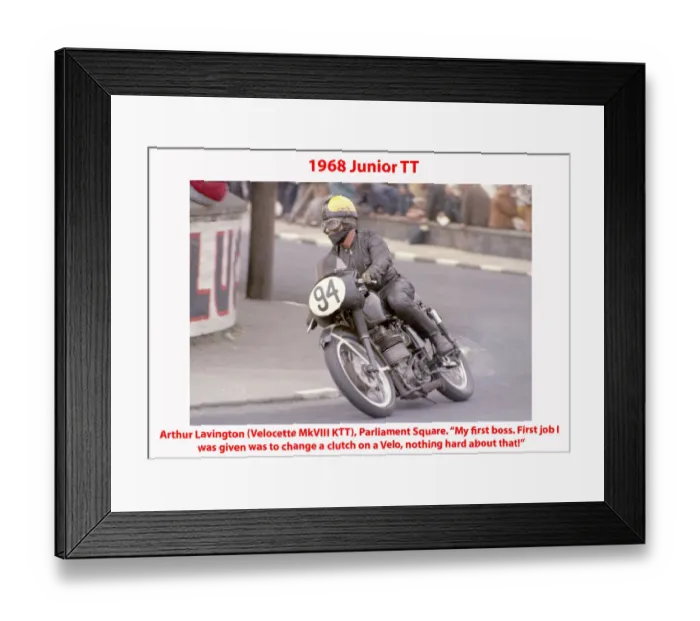 Framed Print : 1968 Junior TT Framed Print : 1968 Junior TT
