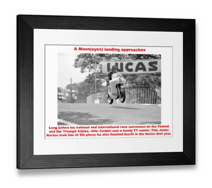 Framed Print : A Moon(eyes) landing approaches Framed Print : A Moon(eyes) landing approaches