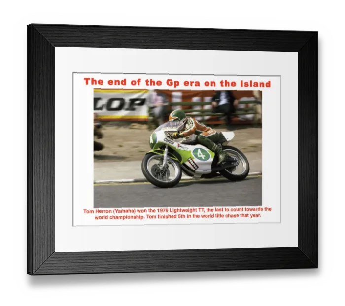 Framed Print : The end of the GP era on the Island Framed Print : The end of the GP era on the Island
