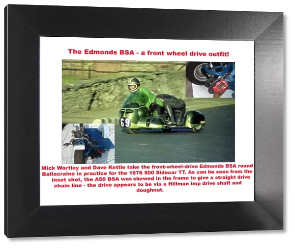 The Edmonds BSA - a front wheel drive outfit