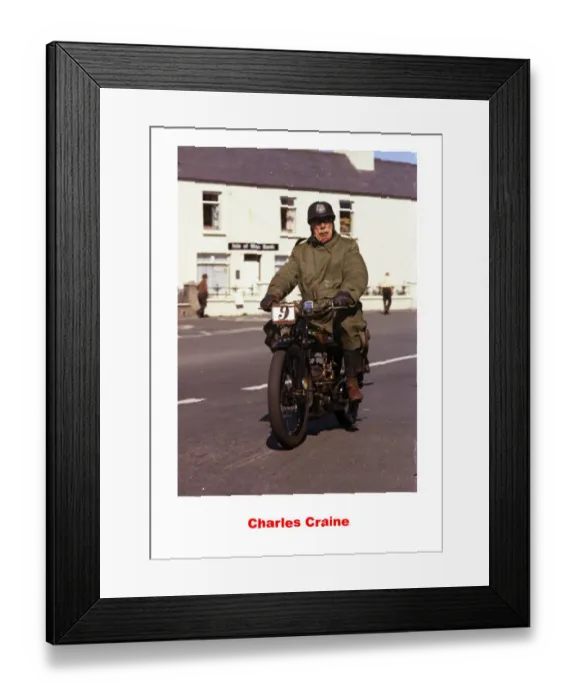 Framed Print : Charles Craine (James) 1975 V. M. C. C. rally Framed Print : Charles Craine (James) 1975 V. M. C. C. rally