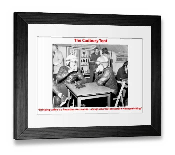 Framed Print : The Cadbury Tent Framed Print : The Cadbury Tent