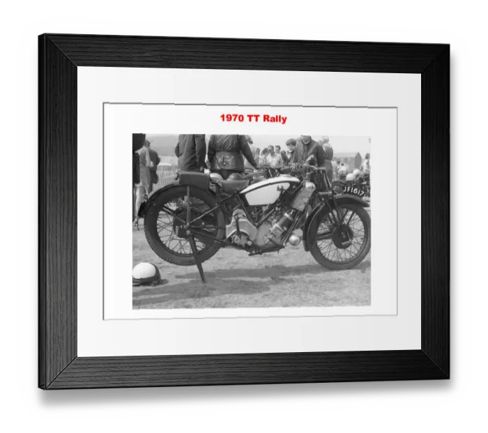 Framed Print : 1970 TT Rally Framed Print : 1970 TT Rally