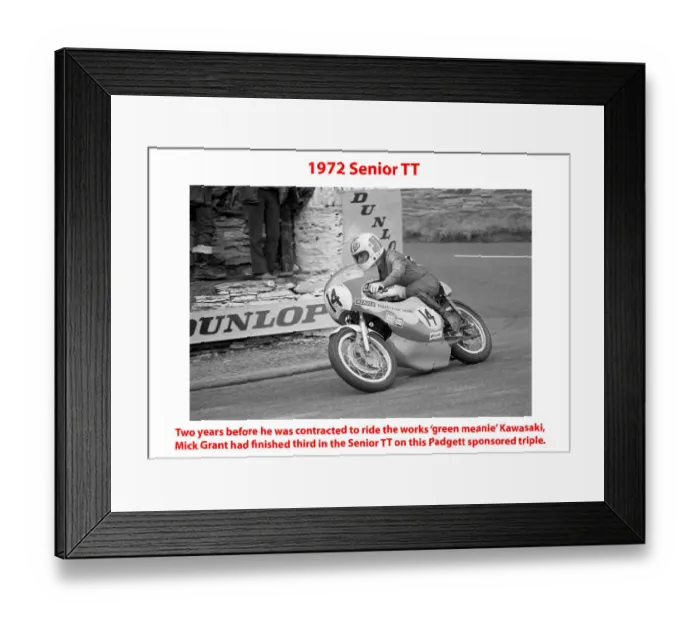 Framed Print : 1972 Senior TT Framed Print : 1972 Senior TT