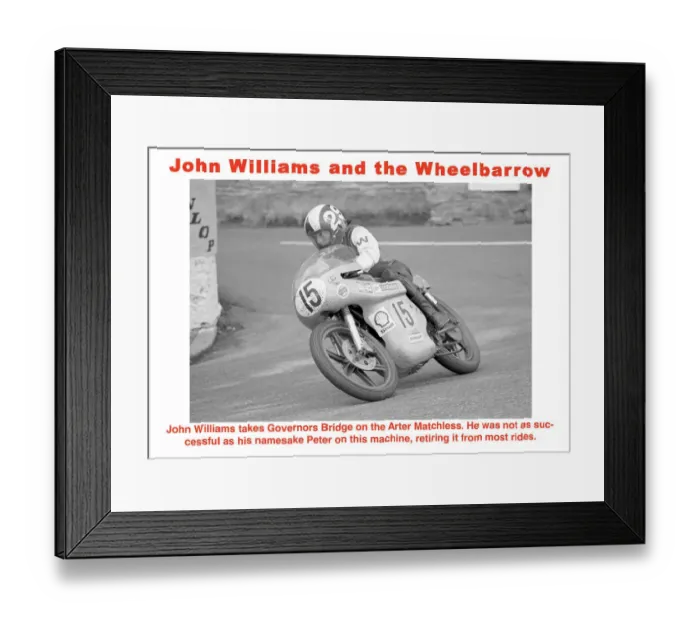 Framed Print : John Williams and the Wheelbarrow Framed Print : John Williams and the Wheelbarrow