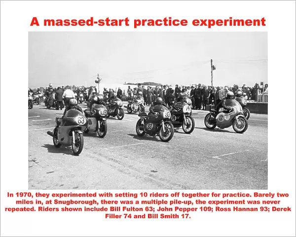 A massed-start practice experiment