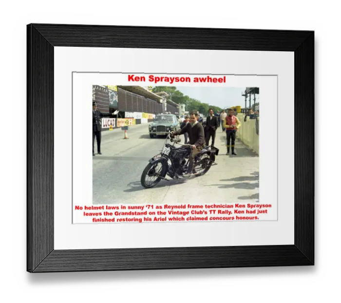 Framed Print : Ken Sprayson awheel Framed Print : Ken Sprayson awheel