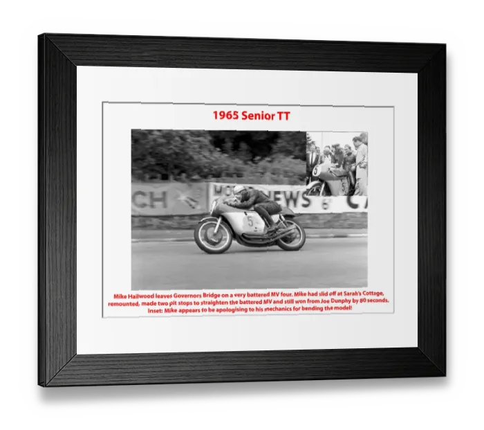 Framed Print : 1965 Senior TT Framed Print : 1965 Senior TT