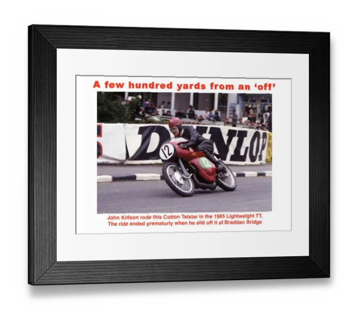 Framed Print : A few hundred yards from an off Framed Print : A few hundred yards from an off