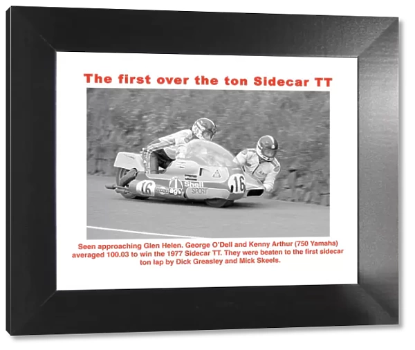 The first over the ton Sidecar TT
