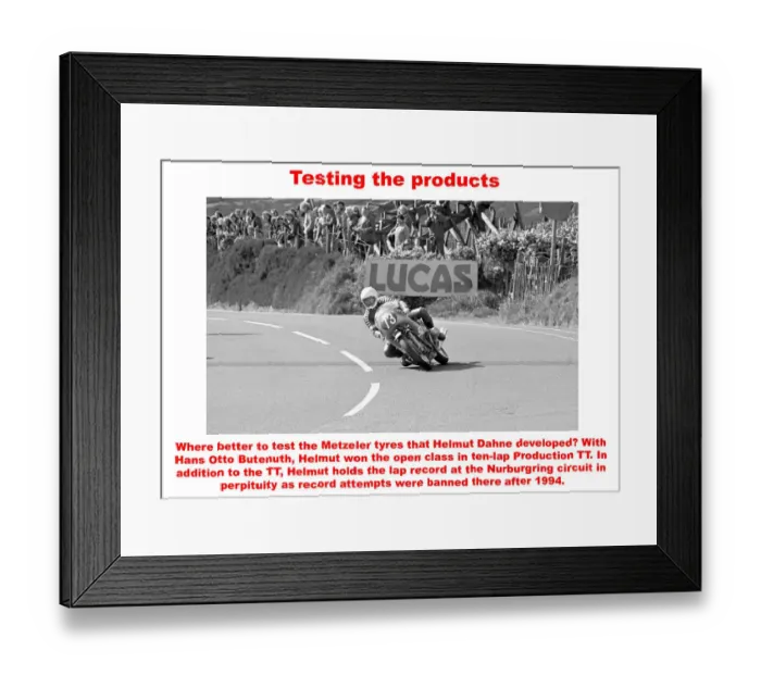 Framed Print : Testing the products