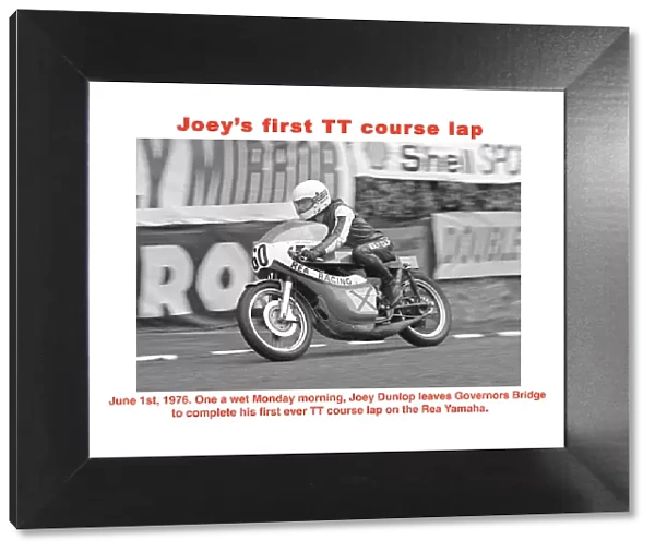 Joeys first TT course lap