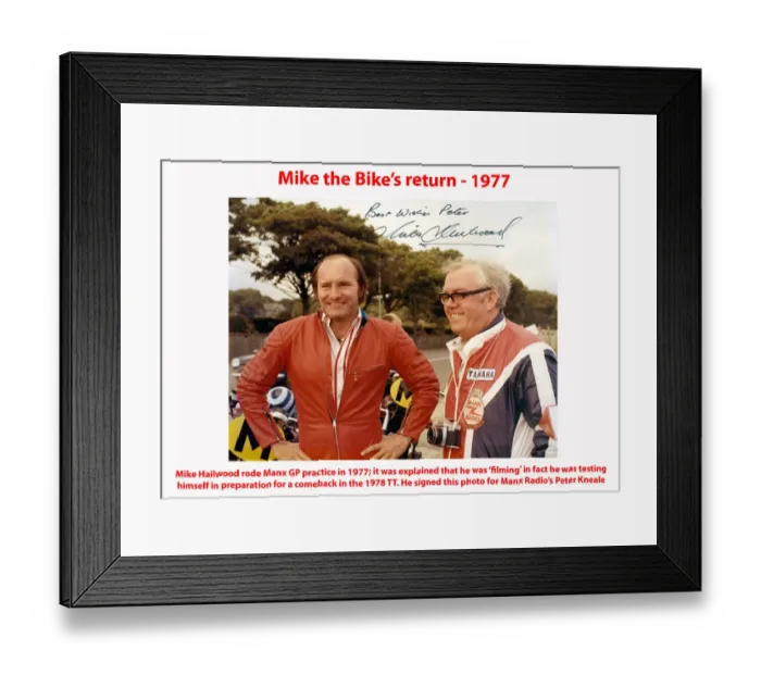 Framed Print : Mike the Bikes return - 1977