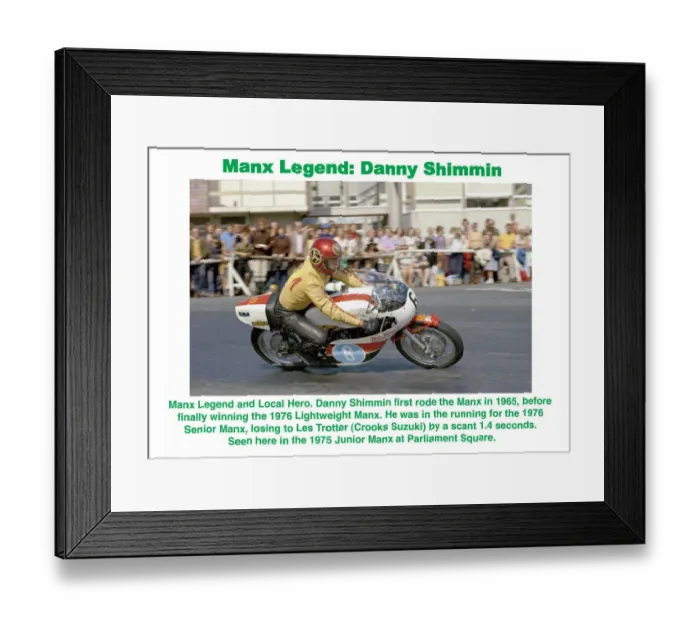 Framed Print : Manx Legend; Danny Shimmin Framed Print : Manx Legend; Danny Shimmin