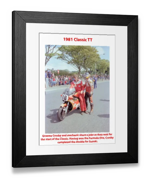 Framed Print : 1981 Classic TT Framed Print : 1981 Classic TT