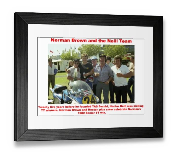 Framed Print : Norman Brown and the Neill Team Framed Print : Norman Brown and the Neill Team