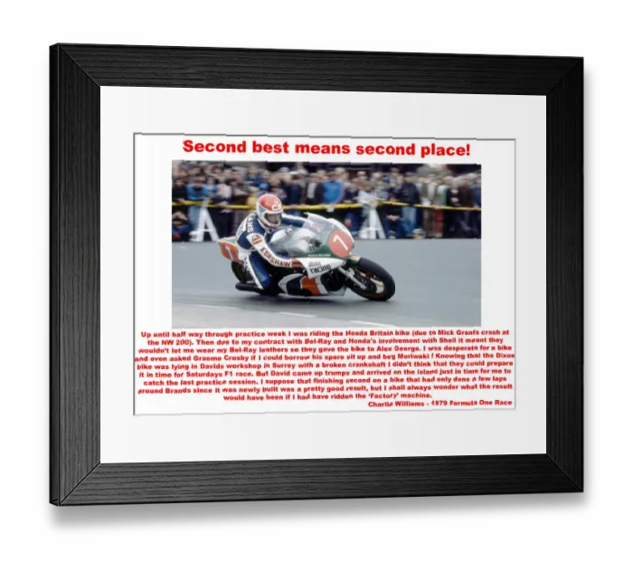 Framed Print : Second best means second place Framed Print : Second best means second place