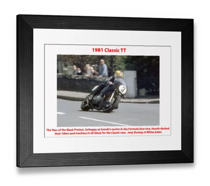 Framed Print : 1981 Classic TT Framed Print : 1981 Classic TT