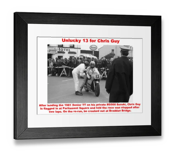 Framed Print : Unlucky 13 for Chris Guy Framed Print : Unlucky 13 for Chris Guy