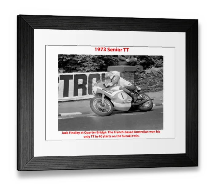 Framed Print : 1973 Senior TT Framed Print : 1973 Senior TT