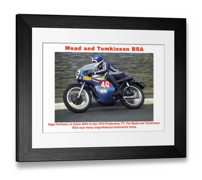 Framed Print : Mead and Tomkinson BSA Framed Print : Mead and Tomkinson BSA