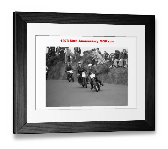 Framed Print : 1973 50th Anniversary MGP run Framed Print : 1973 50th Anniversary MGP run