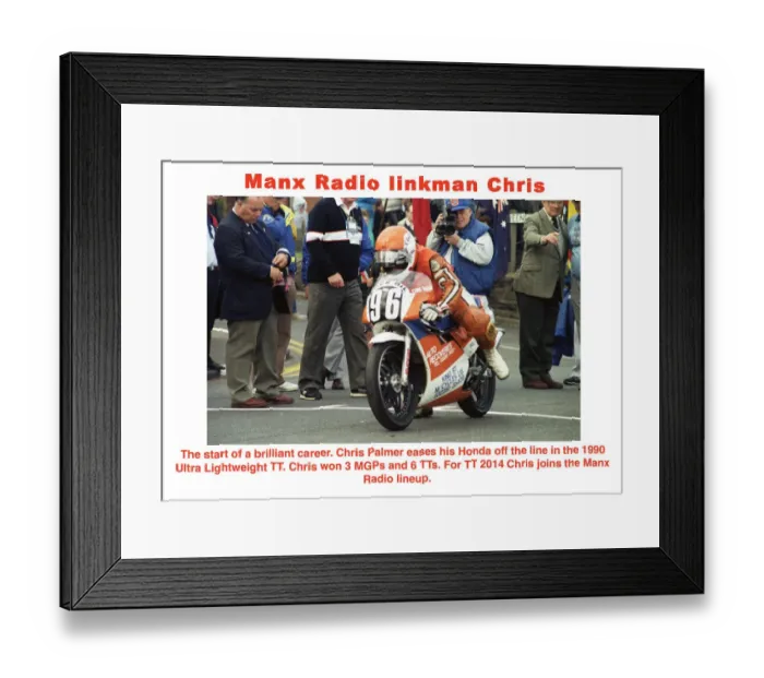 Framed Print : Manx Radio linkman Chris Framed Print : Manx Radio linkman Chris