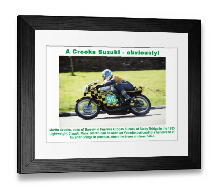 Framed Print : A Crooks Suzuki - obviously Framed Print : A Crooks Suzuki - obviously