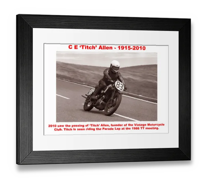 Framed Print : C E Titch Allen - 1915-2010 Framed Print : C E Titch Allen - 1915-2010
