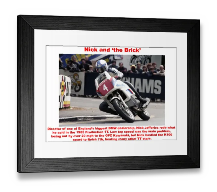 Framed Print : Nick and the Brick