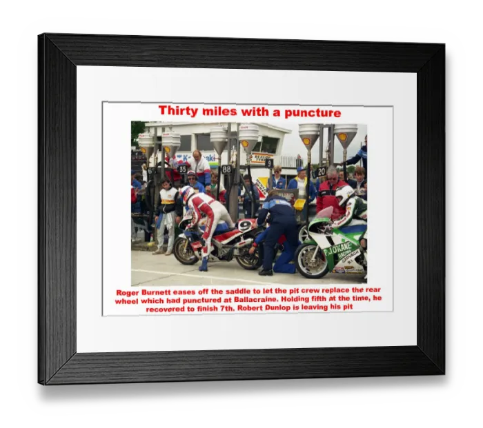 Framed Print : Thirty miles with a puncture