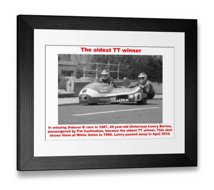 Framed Print : The oldest TT winner Framed Print : The oldest TT winner