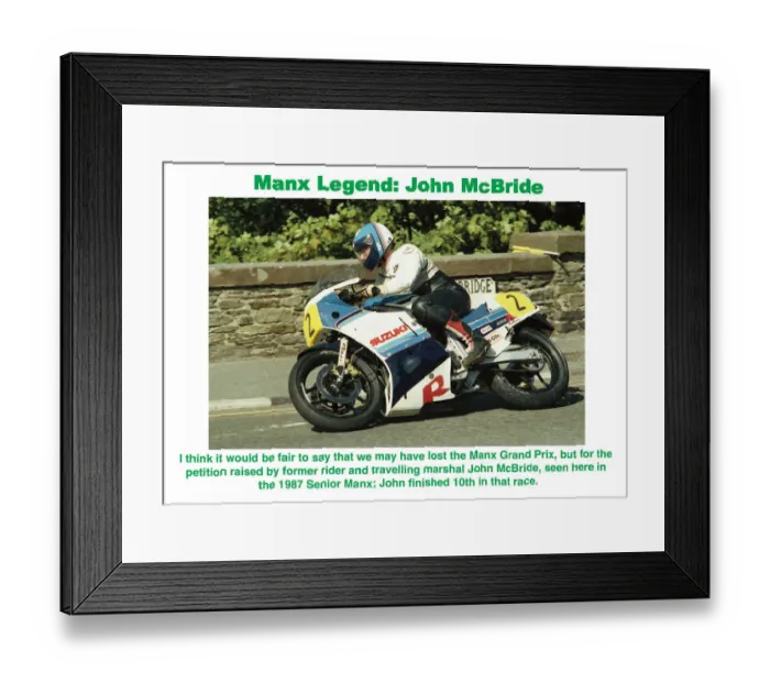 Framed Print : Manx Legend; John McBride Framed Print : Manx Legend; John McBride
