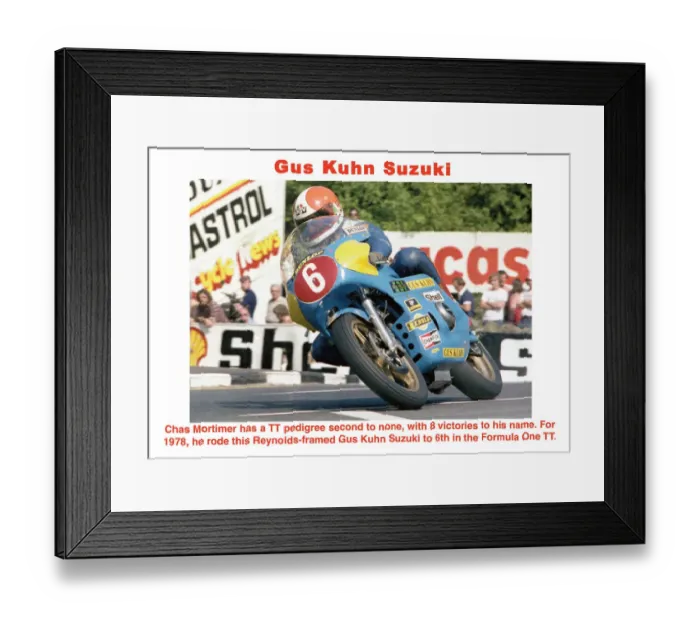 Framed Print : Gus Kuhn Suzuki Framed Print : Gus Kuhn Suzuki