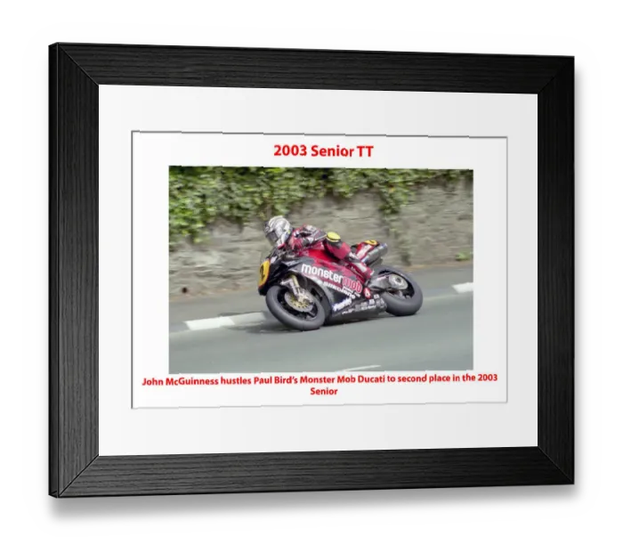 Framed Print : 2003 Senior TT Framed Print : 2003 Senior TT