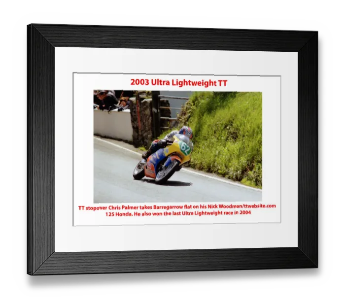 Framed Print : 2003 Ultra Lightweight TT Framed Print : 2003 Ultra Lightweight TT
