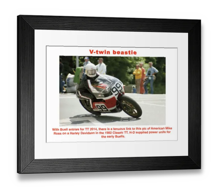 Framed Print : V-twin beastie Framed Print : V-twin beastie