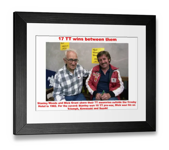 Framed Print : 17 TT wins between them Framed Print : 17 TT wins between them