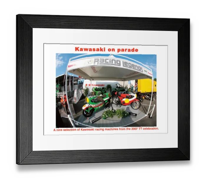 Framed Print : Kawasaki on Parade Framed Print : Kawasaki on Parade
