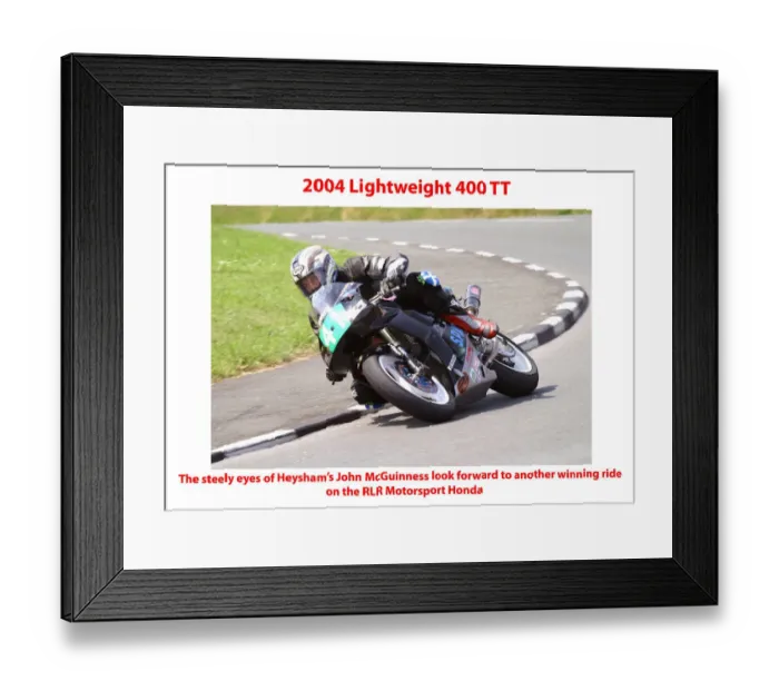 Framed Print : 2004 Lightweight 400 TT Framed Print : 2004 Lightweight 400 TT