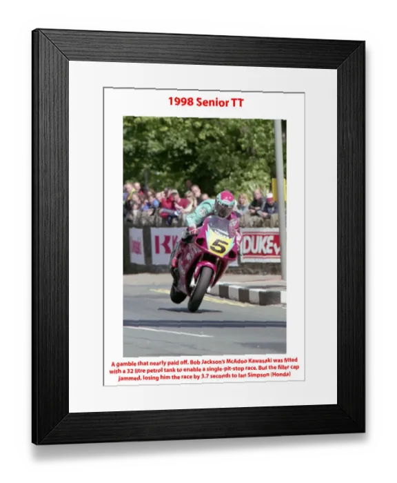 Framed Print : 1998 Senior TT Framed Print : 1998 Senior TT