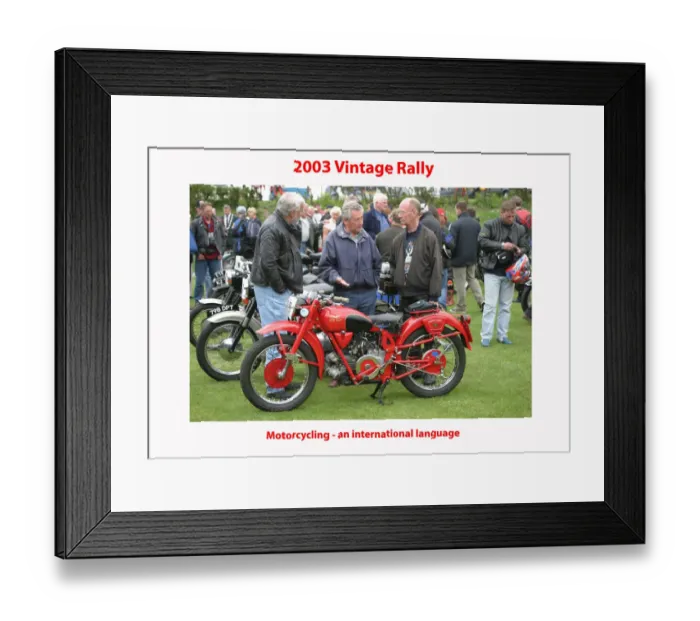 Framed Print : 2003 Vintage Rally Framed Print : 2003 Vintage Rally