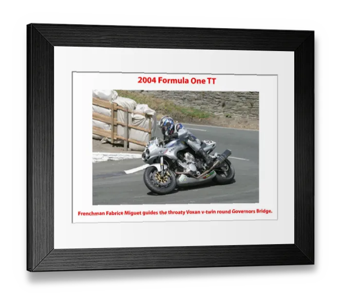 Framed Print : 2004 Formula One TT