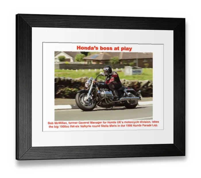 Framed Print : Hondas boss at play