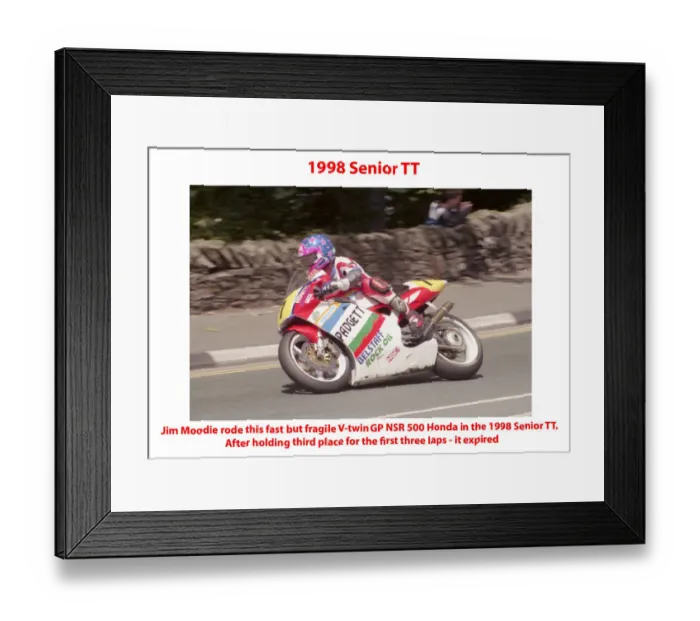 Framed Print : 1998 Senior TT Framed Print : 1998 Senior TT