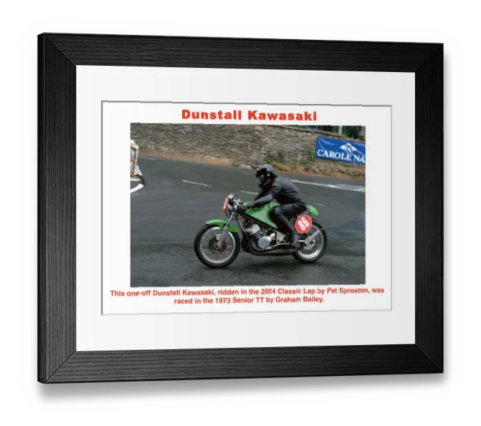 Framed Print : Dunstall Kawaskai Framed Print : Dunstall Kawaskai
