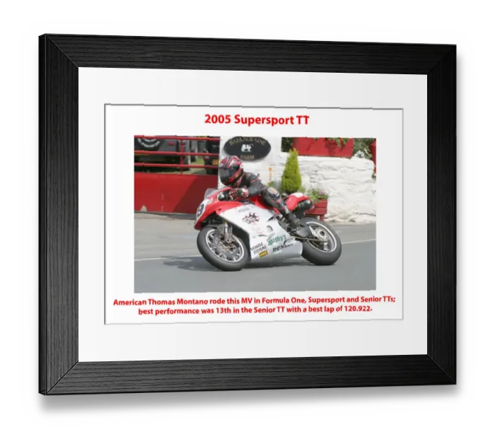Framed Print : 2005 Supersport TT